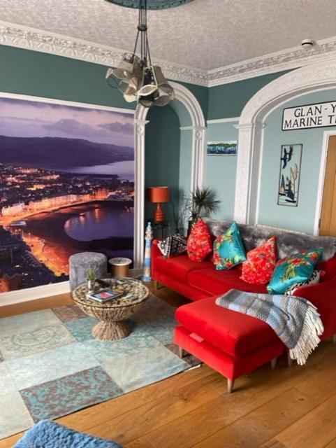 Beachfront Boutique Seafront Apartment Aberystwyth Dış mekan fotoğraf